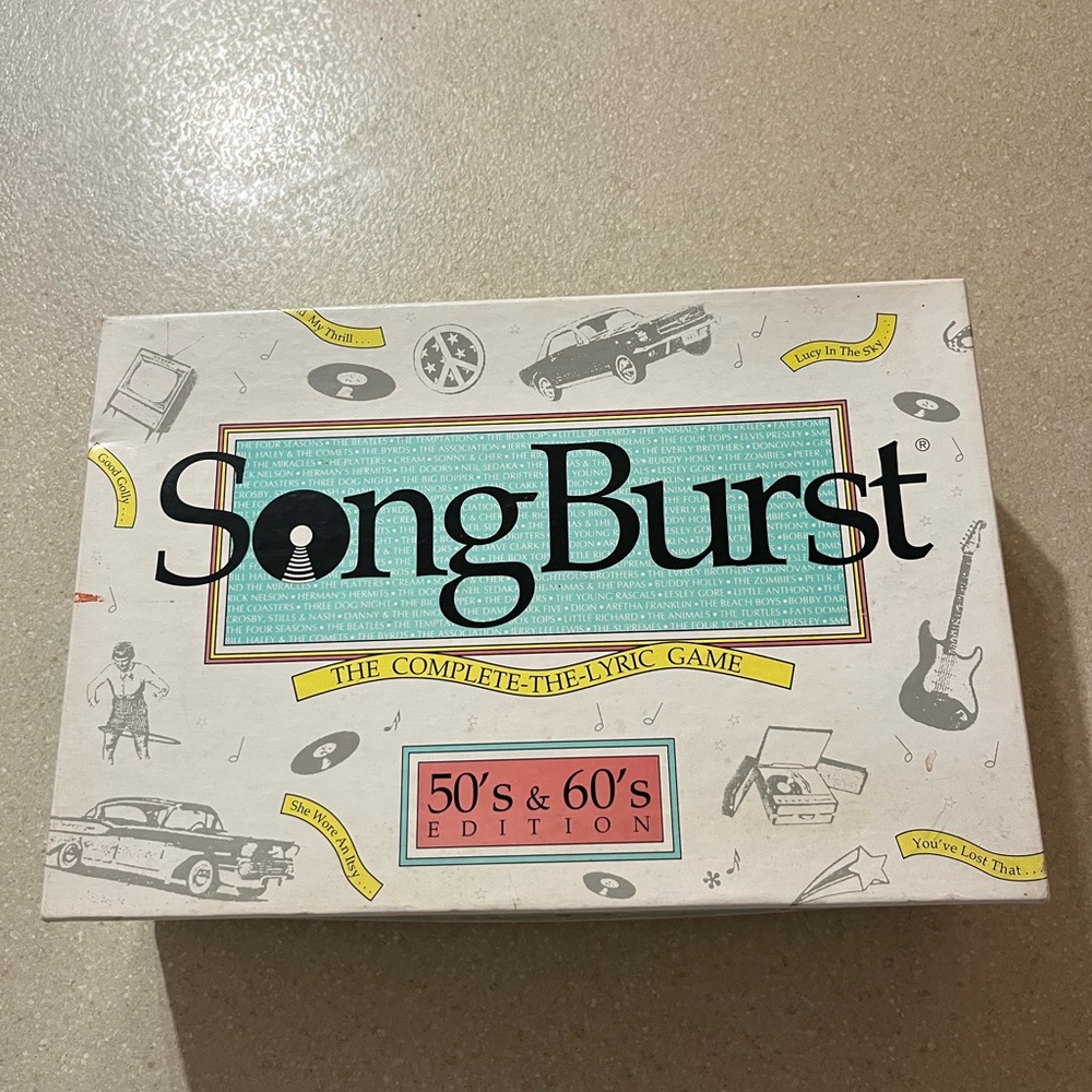 SongBurst 50's & 60's Edition Game
NEW without tags.